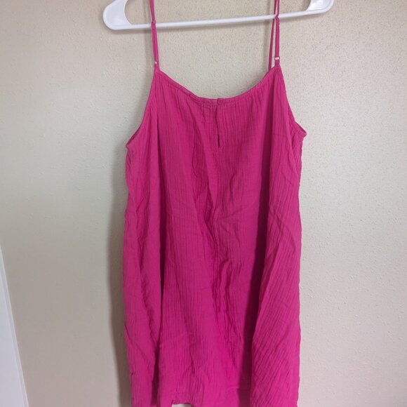 H&M Hot Pink Short Summer Dress, Size Medium - Picture 4 of 4